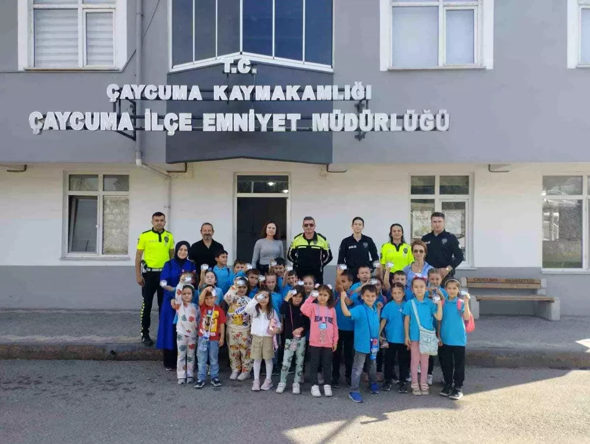 Çaycuma’da Öğrencilere Trafik Eğitimi